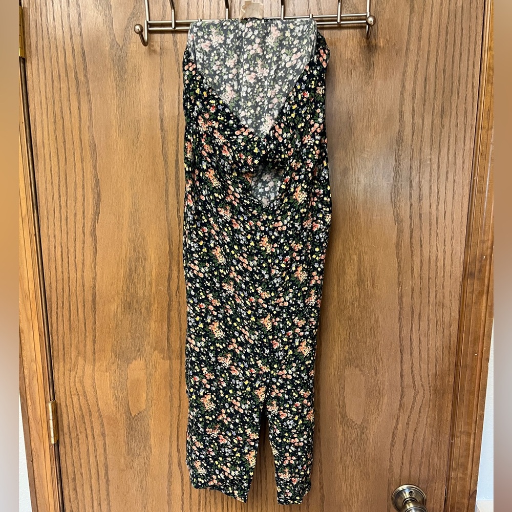 Sezane Floral Below the Knee Skirt